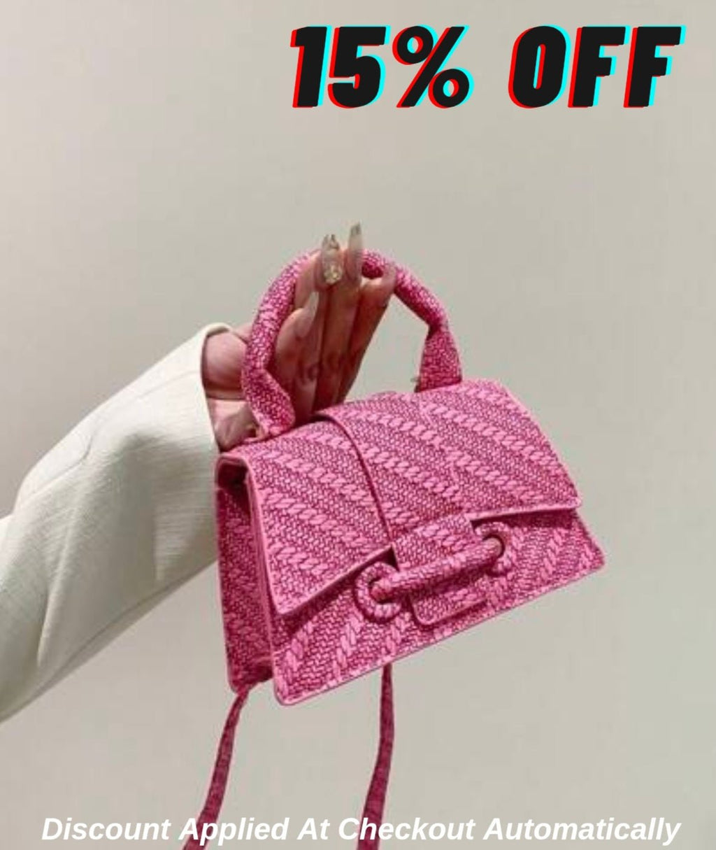 LYL8570 Textured Top Handle Mini Bag – Unique Style, Lightweight & Bold