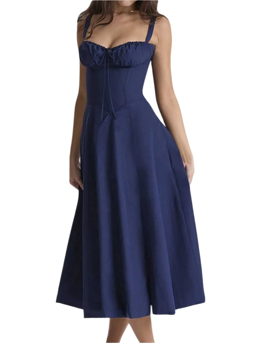 Elegant Sleeveless Midi Dress