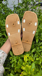 Cut-Out Strap Slide Sandals – Minimalist Slip-On Flats