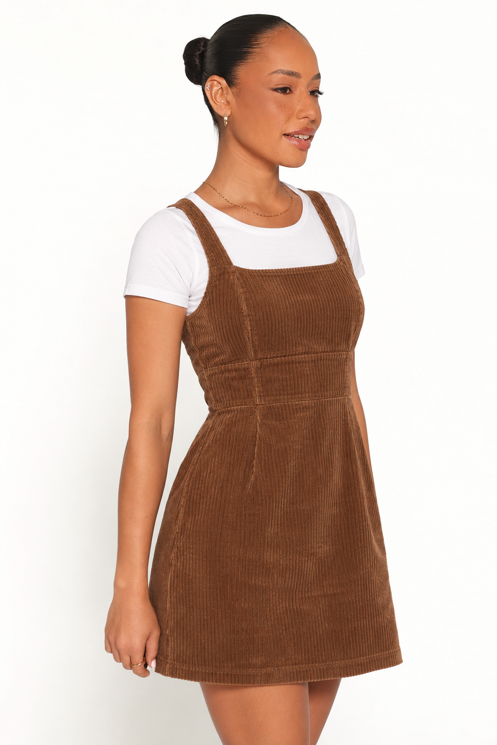 Weekend Corduroy Dungaree Mini Dress