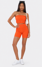 Women's Tube Top and Biker Shorts Set