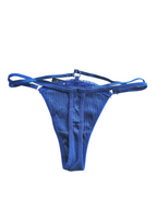 Sequin Detailed Lace Double Strap Thong Panty - 2PC