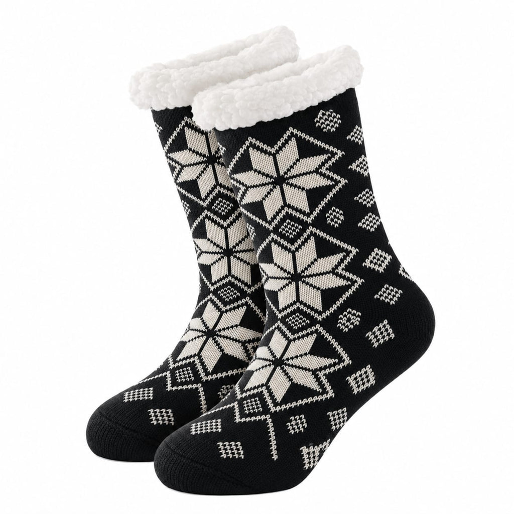 Women’s Fleece-Lined Anti-Slip Socks 1PC