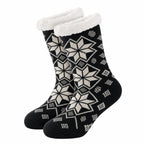 Women’s Fleece-Lined Anti-Slip Socks 1PC