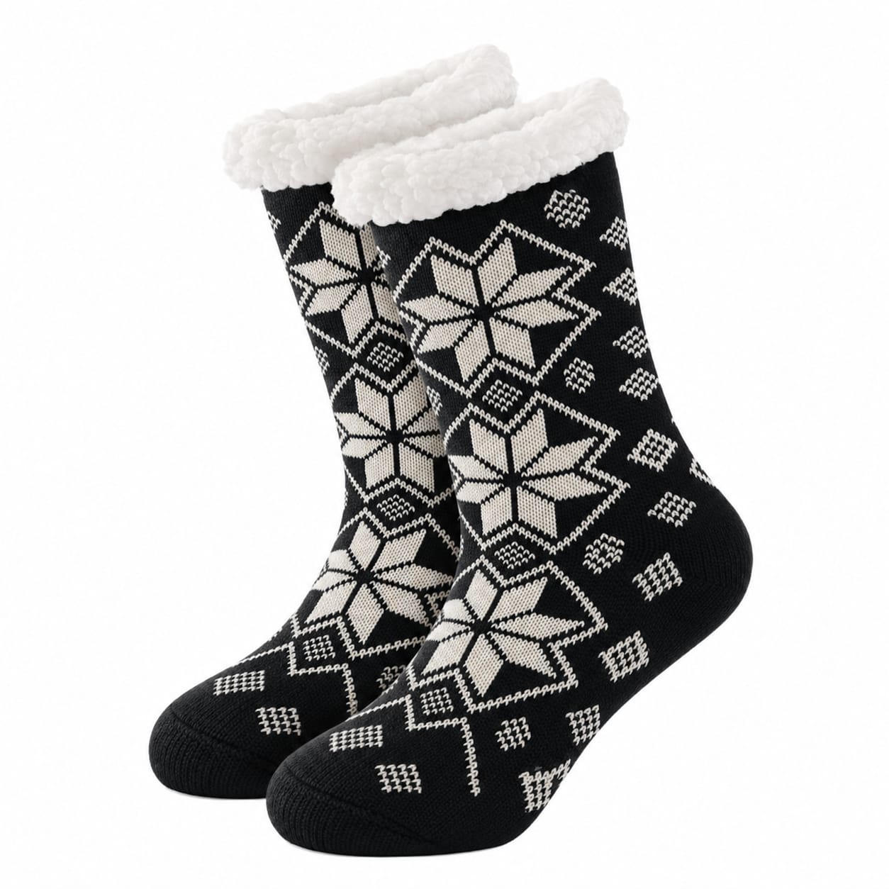 Women’s Fleece-Lined Anti-Slip Socks 1PC