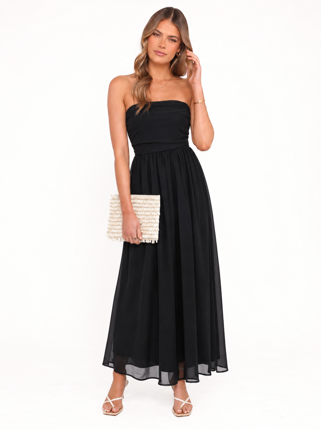 After-Dark Strapless Occasion Dress