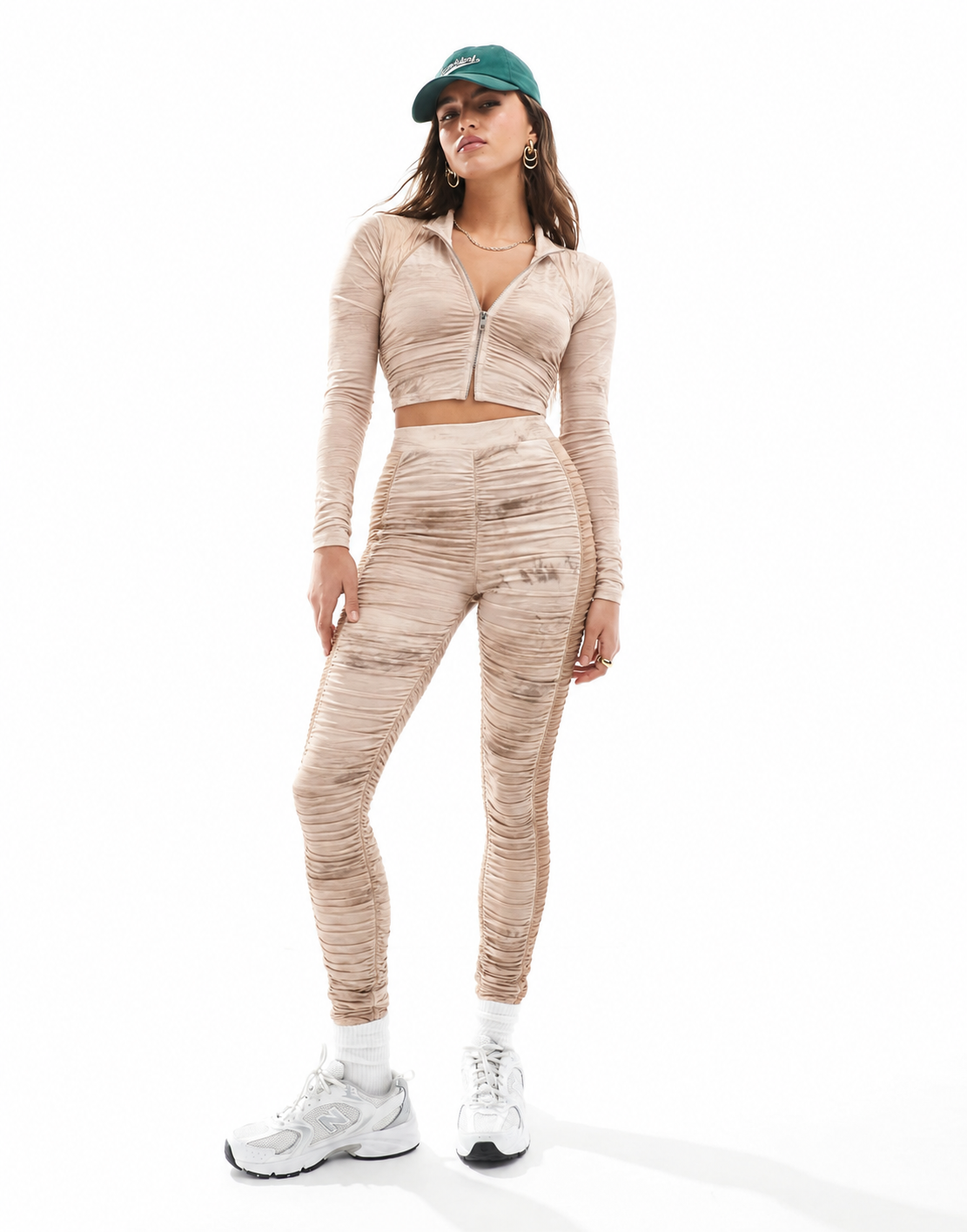 Athleisure Ribbed Long Sleeve Legging Set