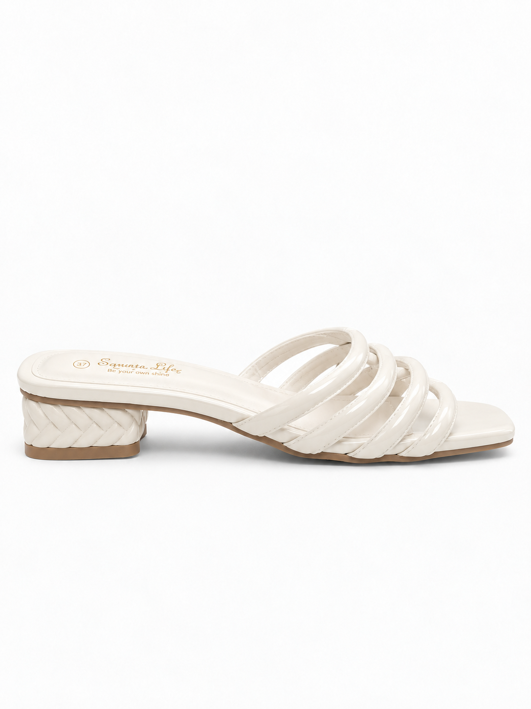 Riviera Strappy Square-Toe Heel Sandals
