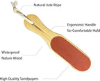 Double-Sided Wooden Foot File – 1PC