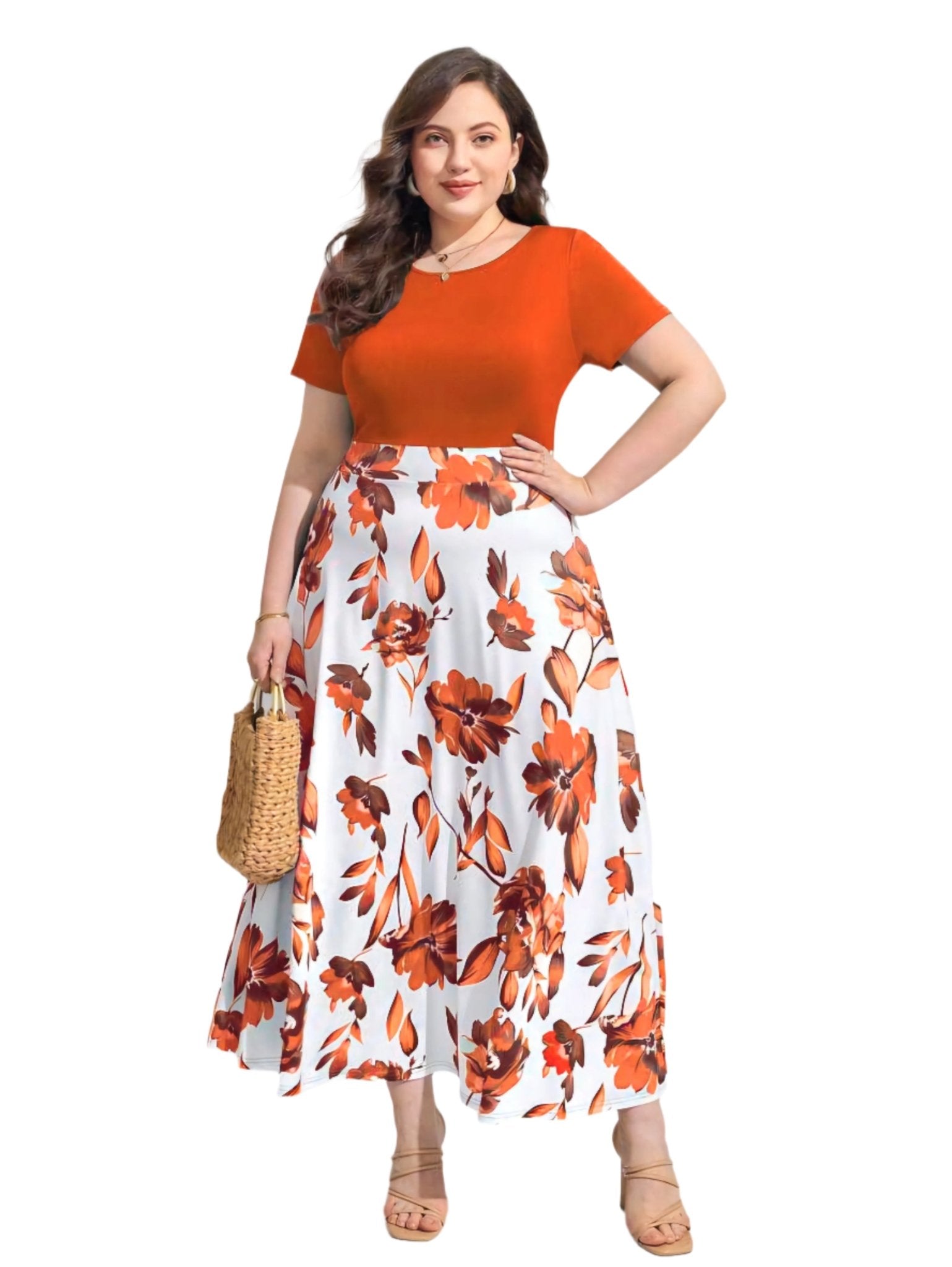 Elegant Floral Maxi Dress – Effortless Chic for Any Occasion