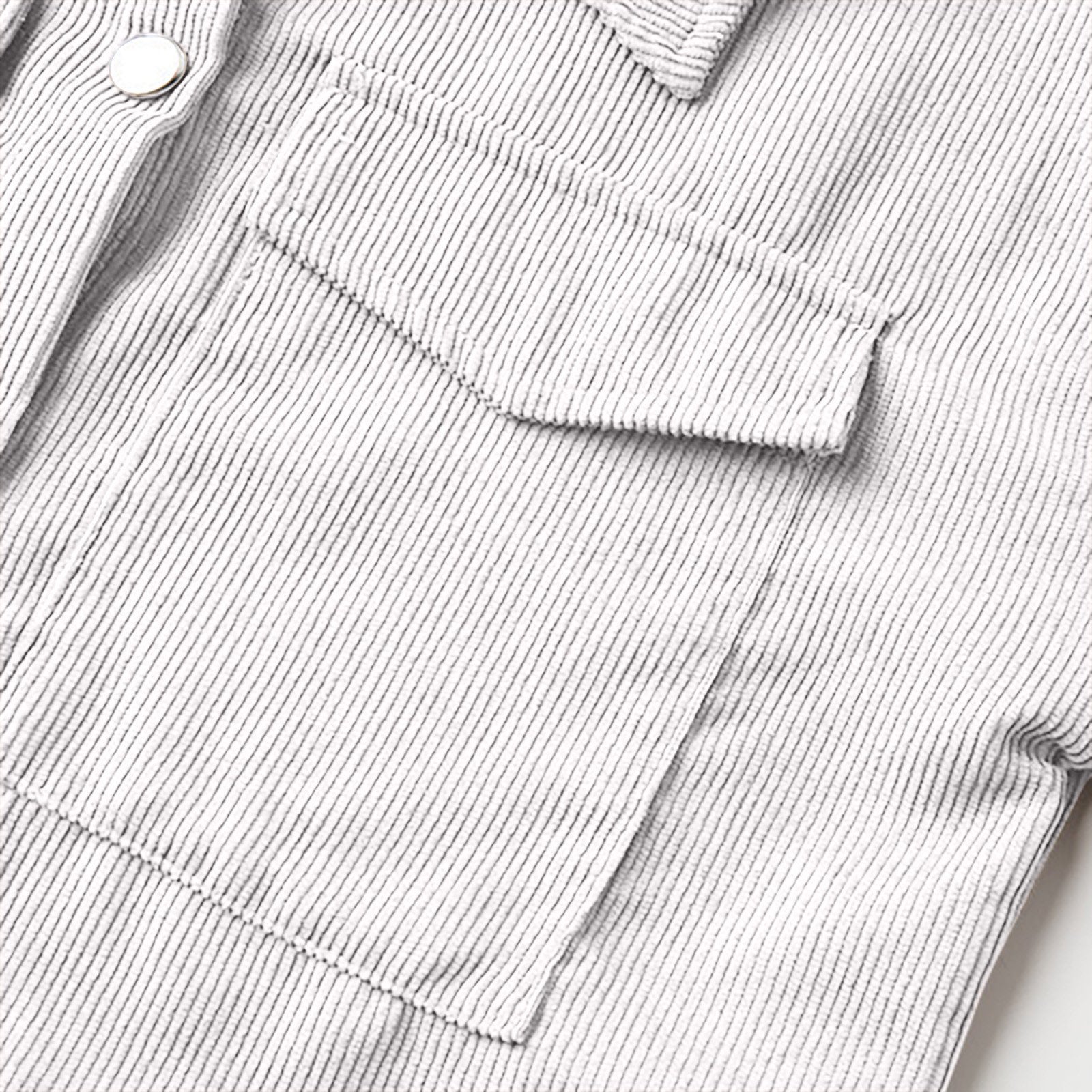 Corduroy Button-Down Belted Shirt Dress