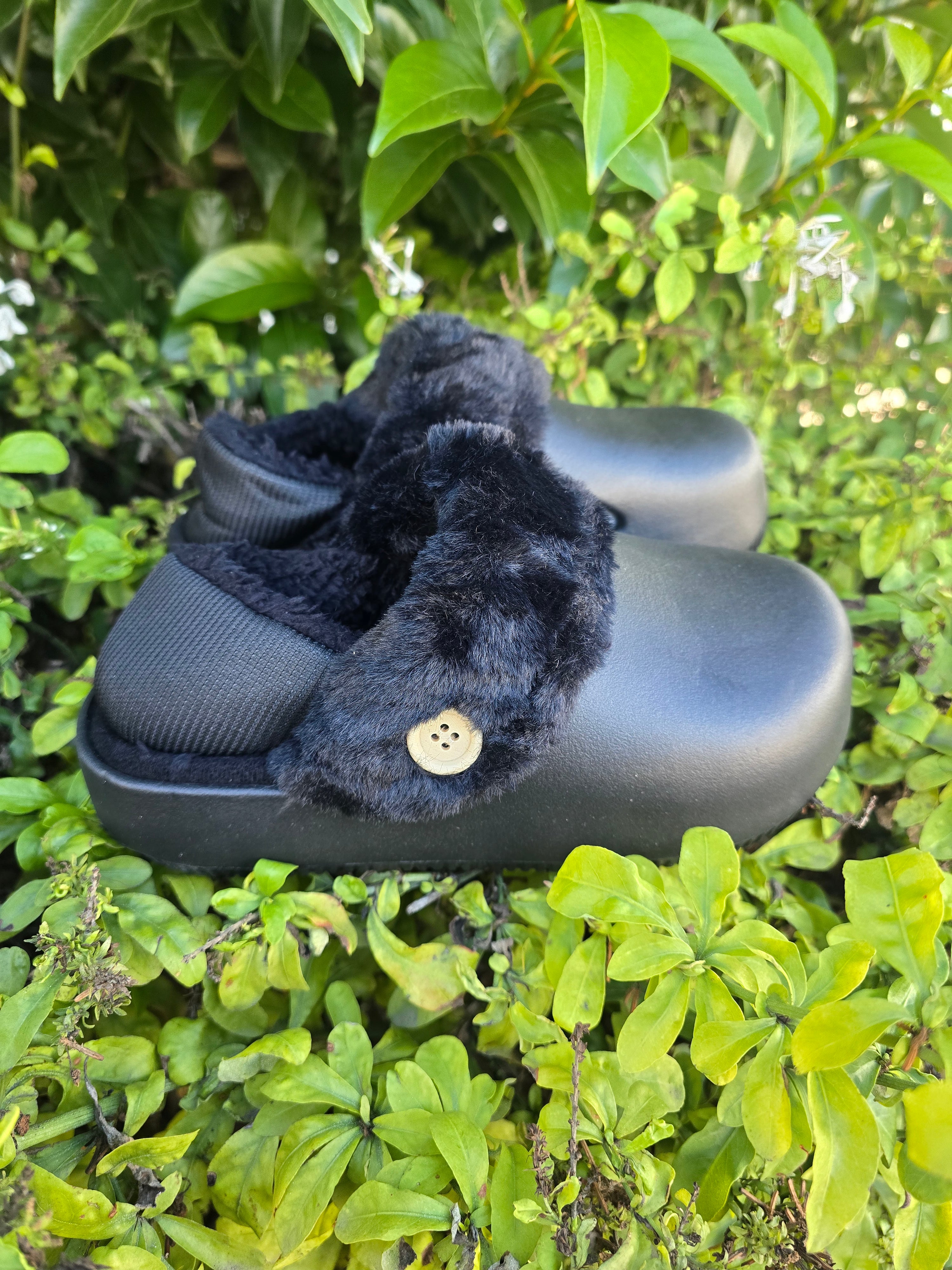 Cloud Comfort Plush Platform Slippers