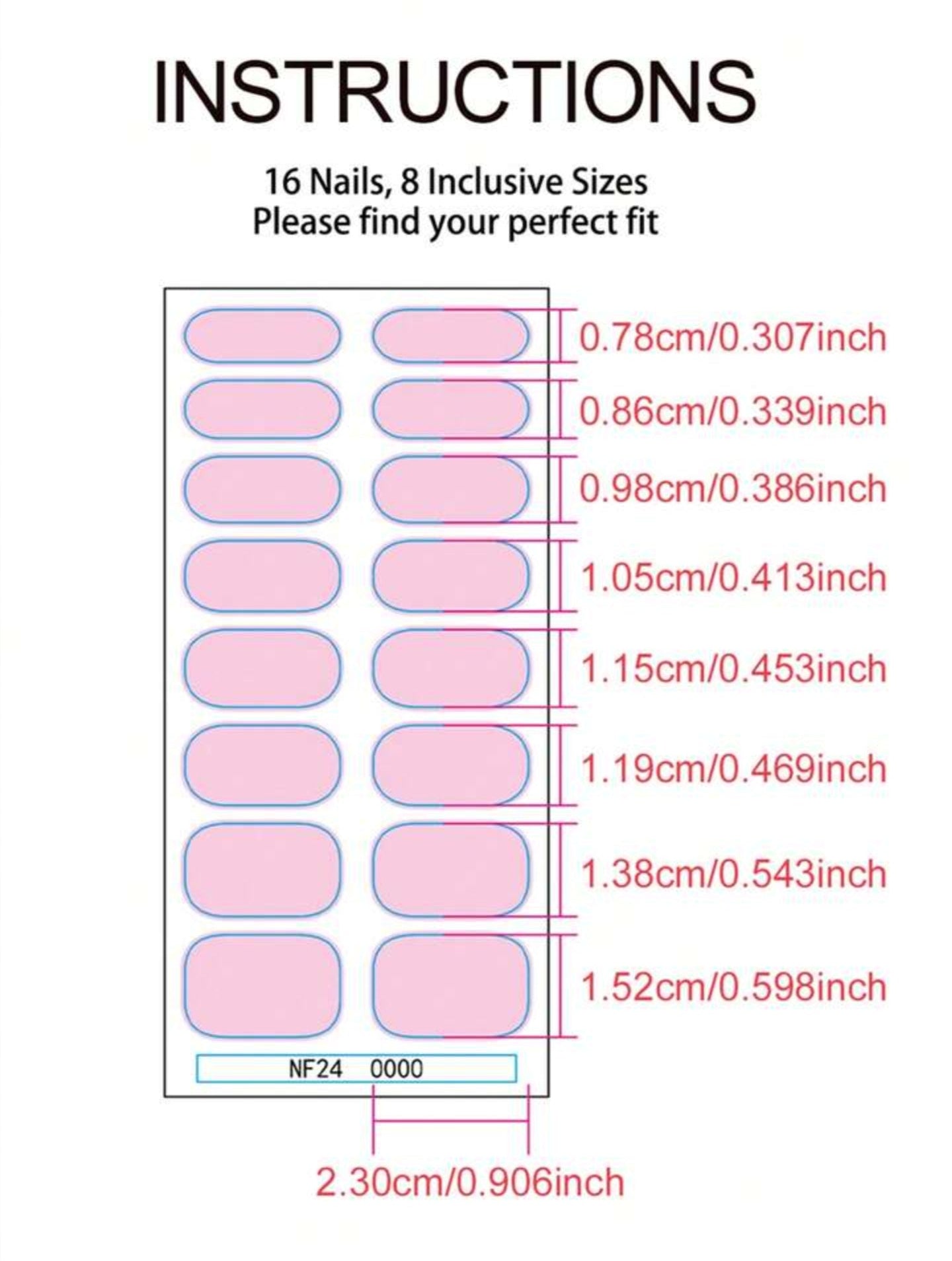Cutesy Gel Nail Wrap Stickers – Easy Apply Glossy Nail Art Decals