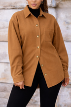 Women's Button Up Corduroy Shirt