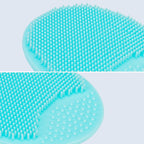 Silicone Face Scrubber Random Colour 2pcs