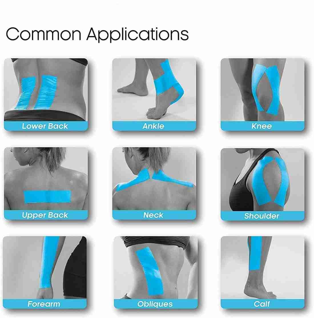 Kinesiology Tape – Muscle Support & Pain Relief Roll (5cm x 5m)