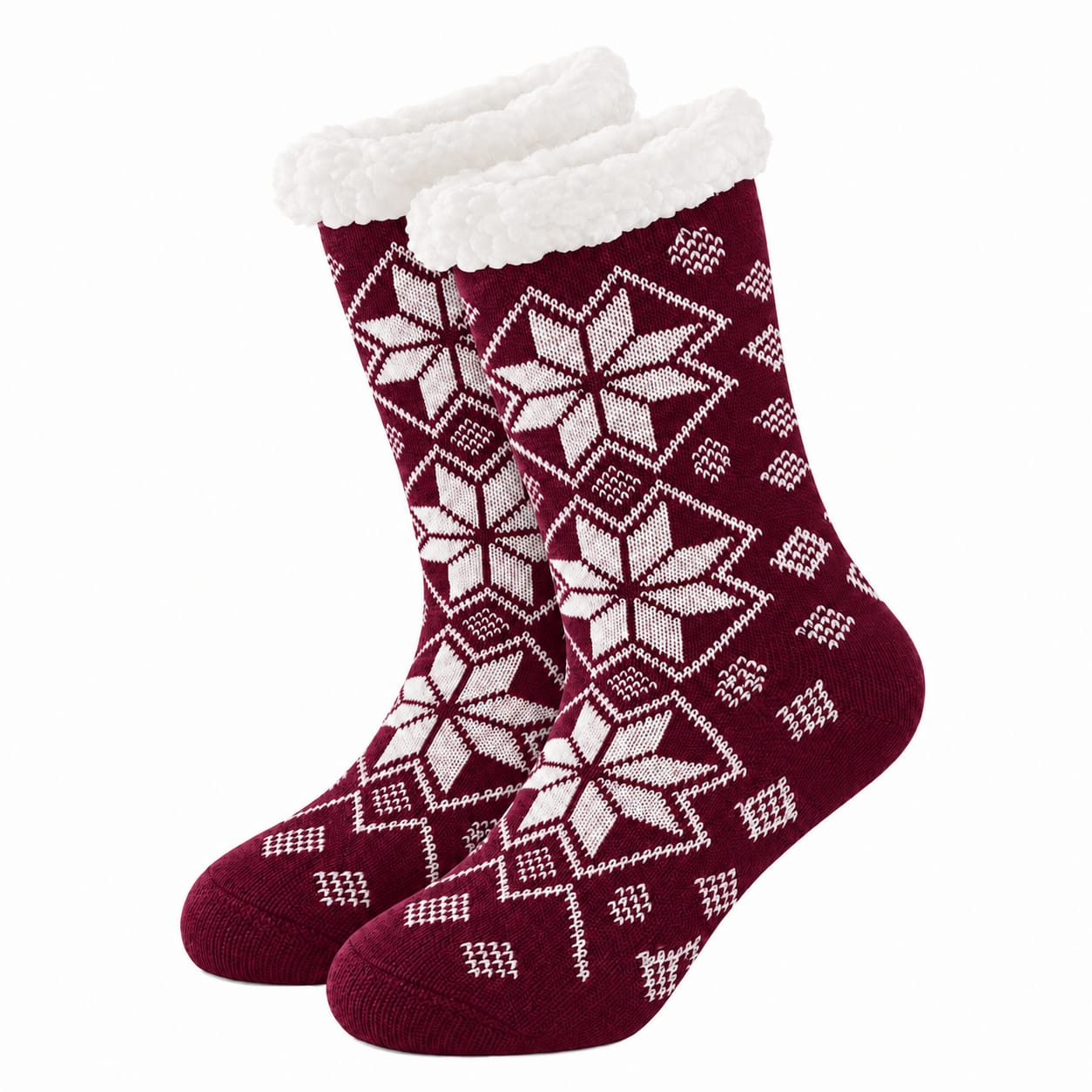 Women’s Fleece-Lined Anti-Slip Socks 1PC