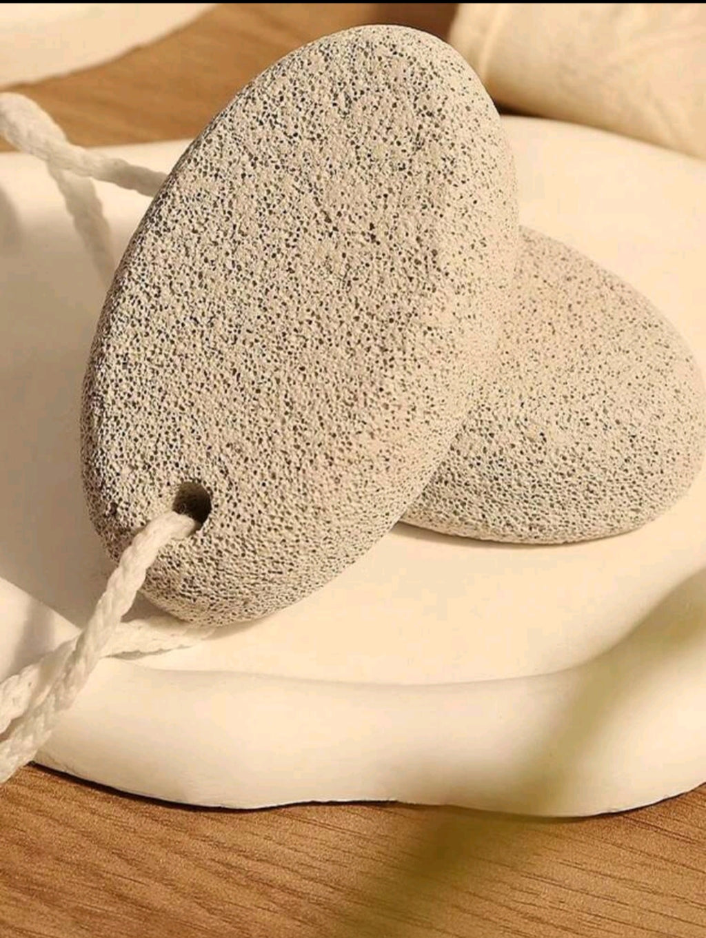 Natural Pumice Foot Stone With Rope – 1PC