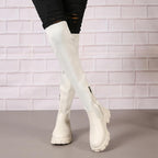 Flex Knit Platform Boots