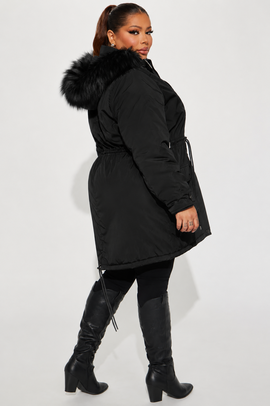 WOMEN’S WARM 3D LOGO LINE PARKA ブラックサイズM Women's Winter Parka Jacket – Stay Warm & Shop Now – XD21