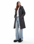 Stylish Hooded Longline Quilted Winter Jacket