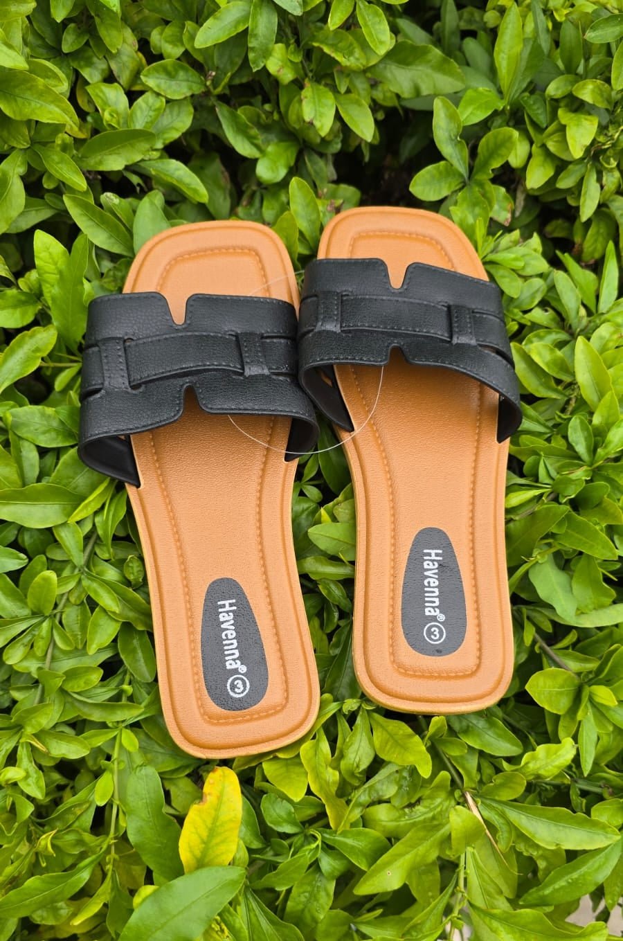 Cut-Out Strap Slide Sandals – Minimalist Slip-On Flats