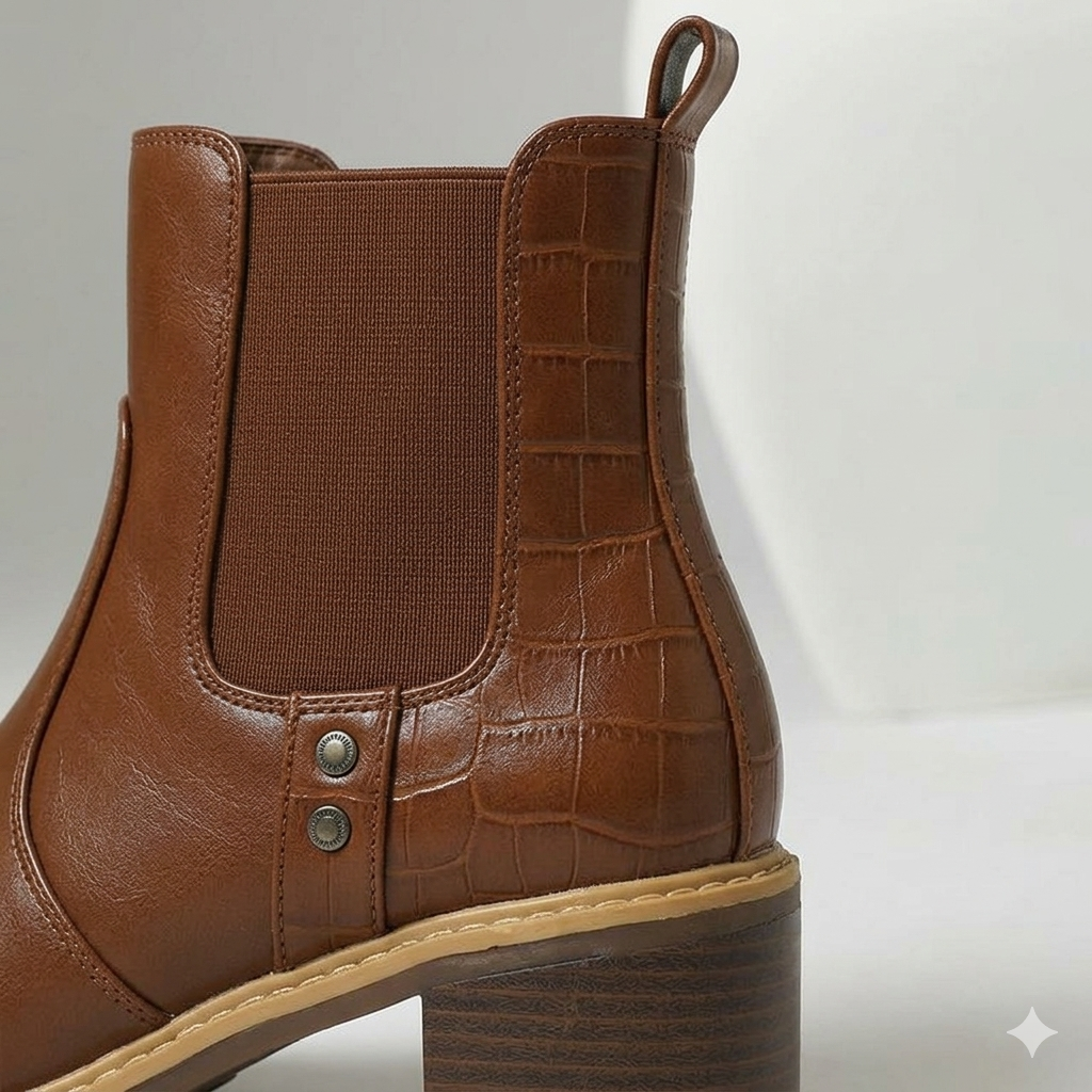 Urban Edge Chelsea Block Heel Boots