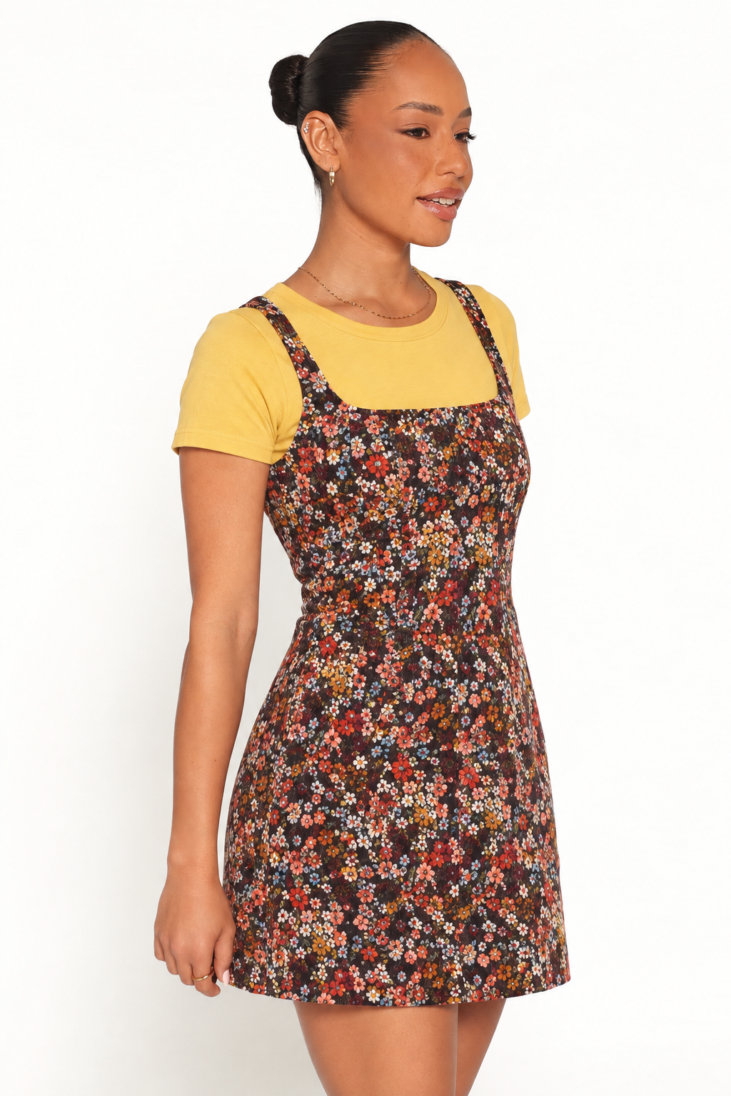 Weekend Corduroy Dungaree Mini Dress