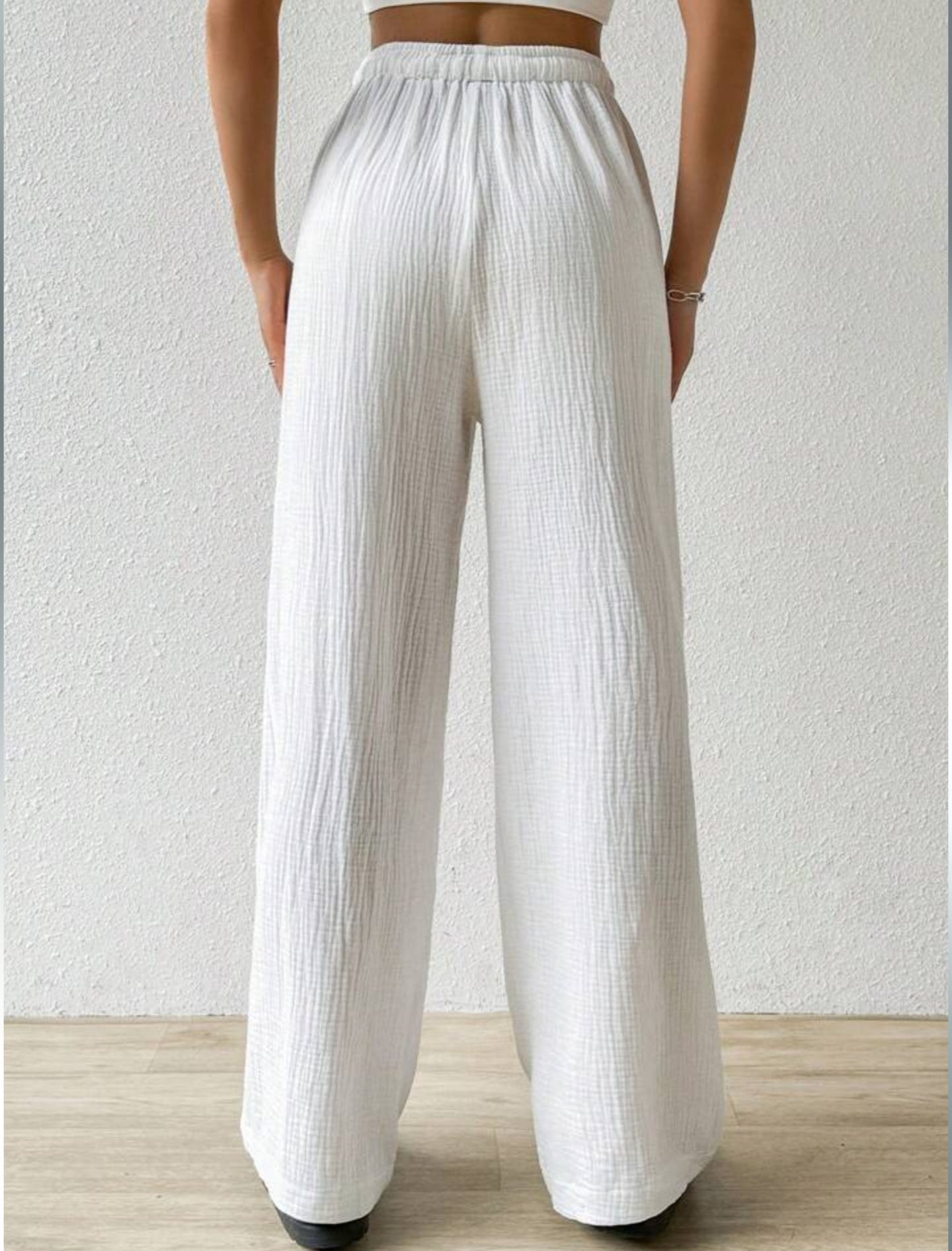 Cloudsoft Wide-Leg Beach Pants
