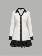 Elegant Long Sleeve Dress For Women
