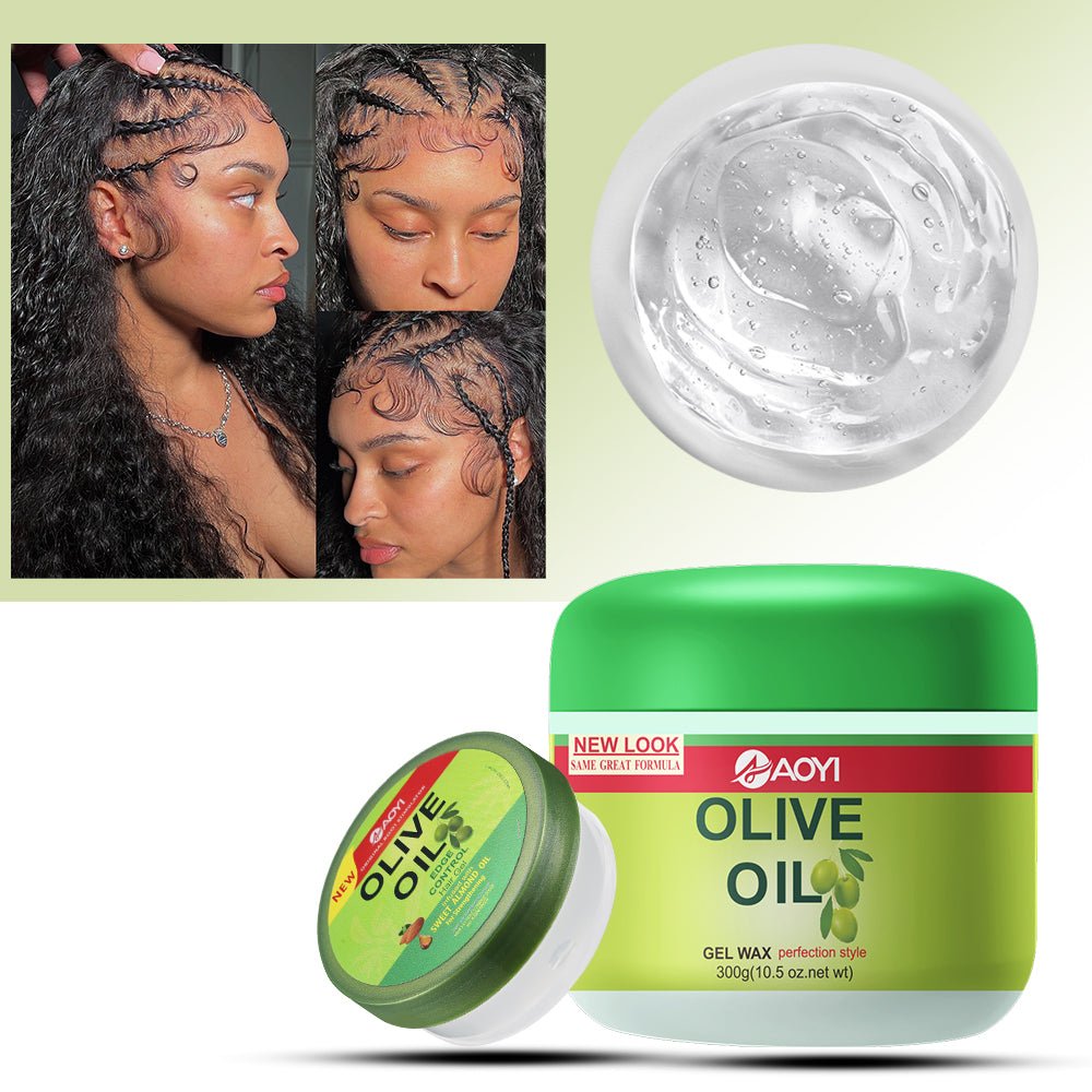 Olive Oil Gel Hair Wax – Shine & Nourishment (300g)