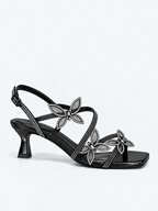 Nocturne Butterfly Rhinestone Heels