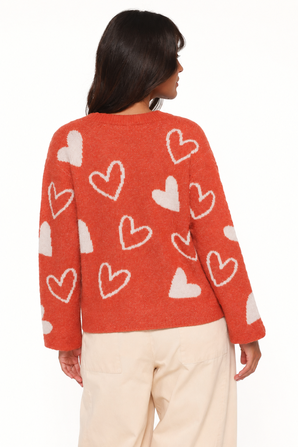 Amour Heart V-Neck Jersey