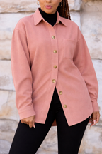 Women's Button Up Corduroy Shirt