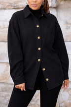 Women's Button Up Corduroy Shirt