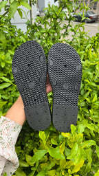 Triple-Strap Braided Slide Sandals – Casual Slip-On Flats