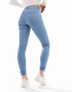 Rebel Cut High-Waist Skinny Jeans ST12
