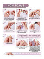 Cutesy Gel Nail Wrap Stickers – Easy Apply Glossy Nail Art Decals