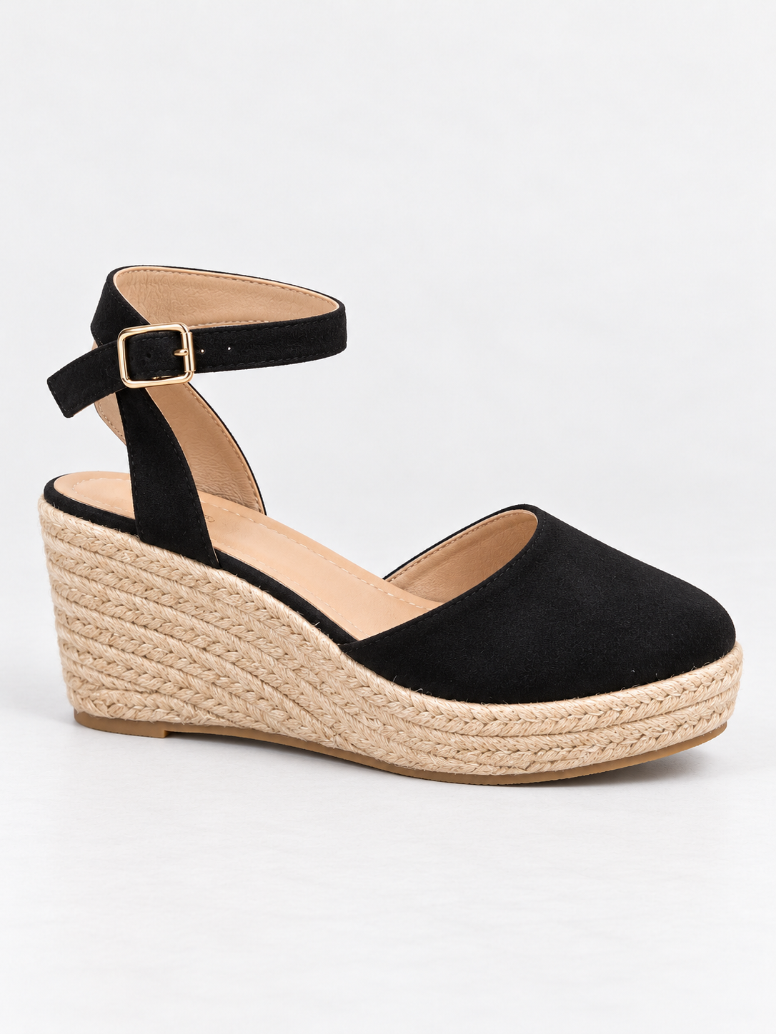 Sculpted Wedge Strap Sandals