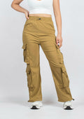 Trendy Multi-Pocket Cargo Pants for Women - W0806