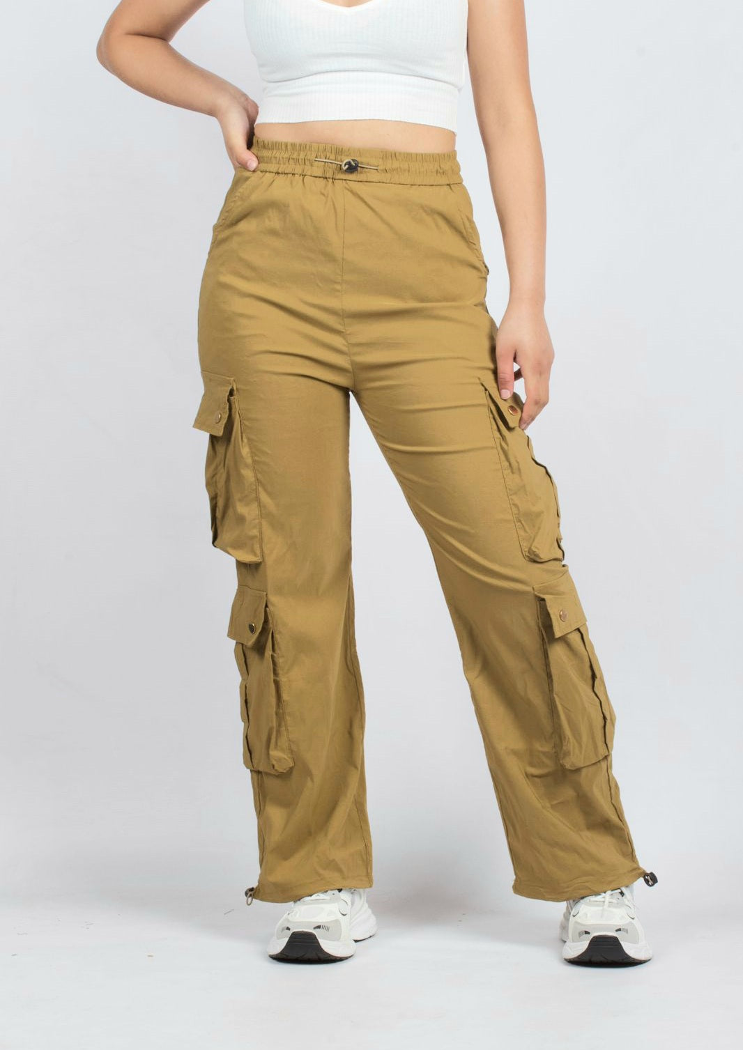 Trendy Multi-Pocket Cargo Pants for Women - W0806
