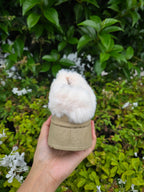 Women’s Faux Fur Platform Slippers – Cozy Winter Slip-On Shoes