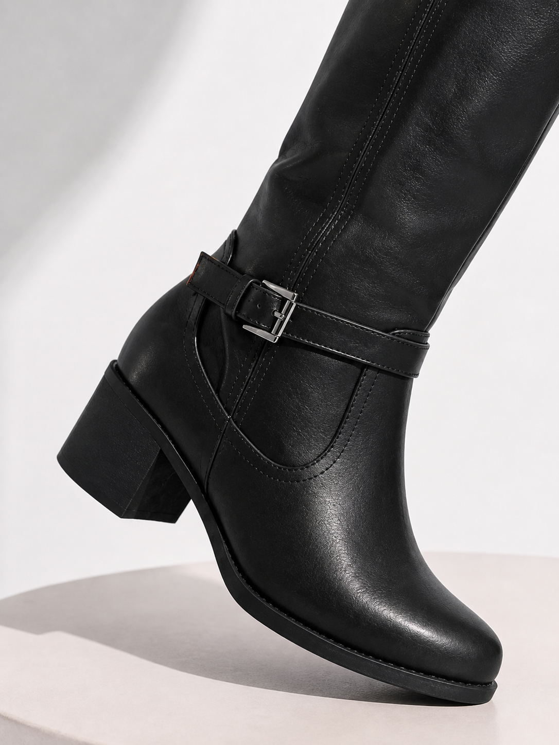 Velora Strap Knee-High Boots for Women