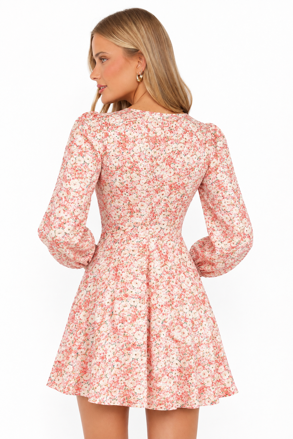 Bloom Cutout Floral Mini Dress