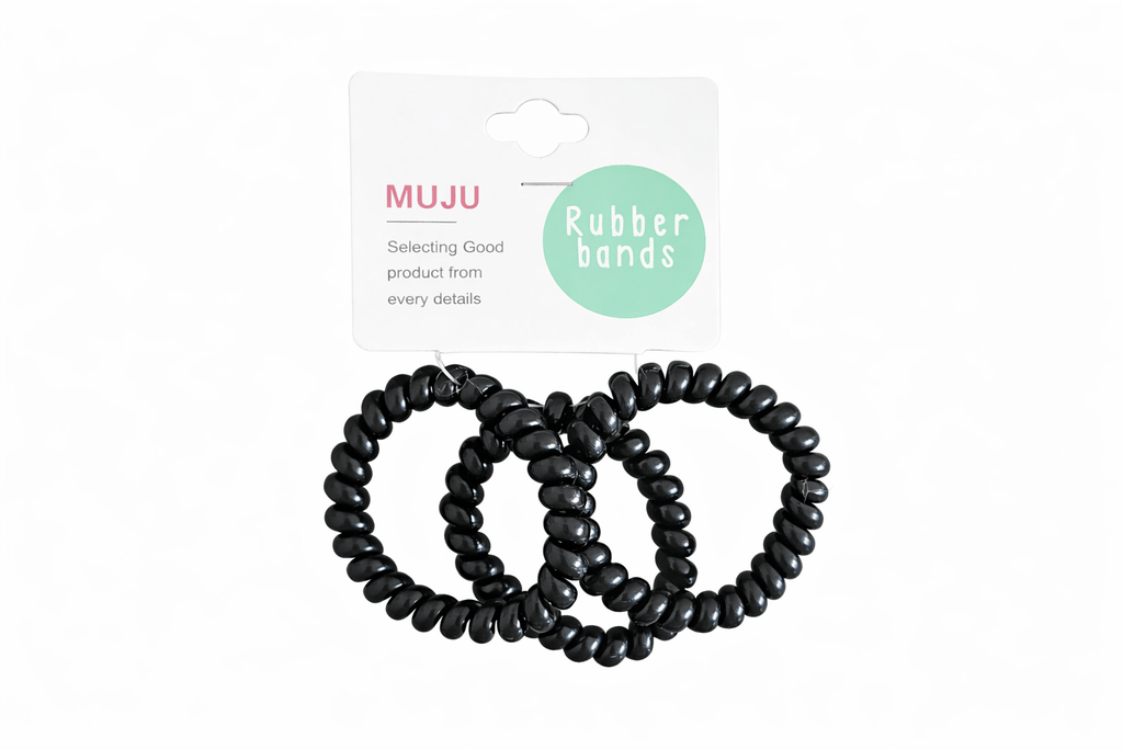Elastic Spiral 3pc Hair Tie