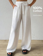 Cloudsoft Wide-Leg Beach Pants