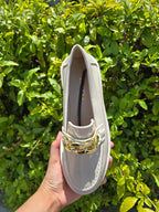 Chunky Chain Detail Platform Loafers