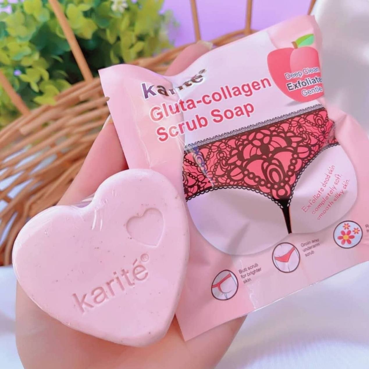 Karité Gluta-Collagen Scrub Soap - Deep Clean & Gentle Exfoliation