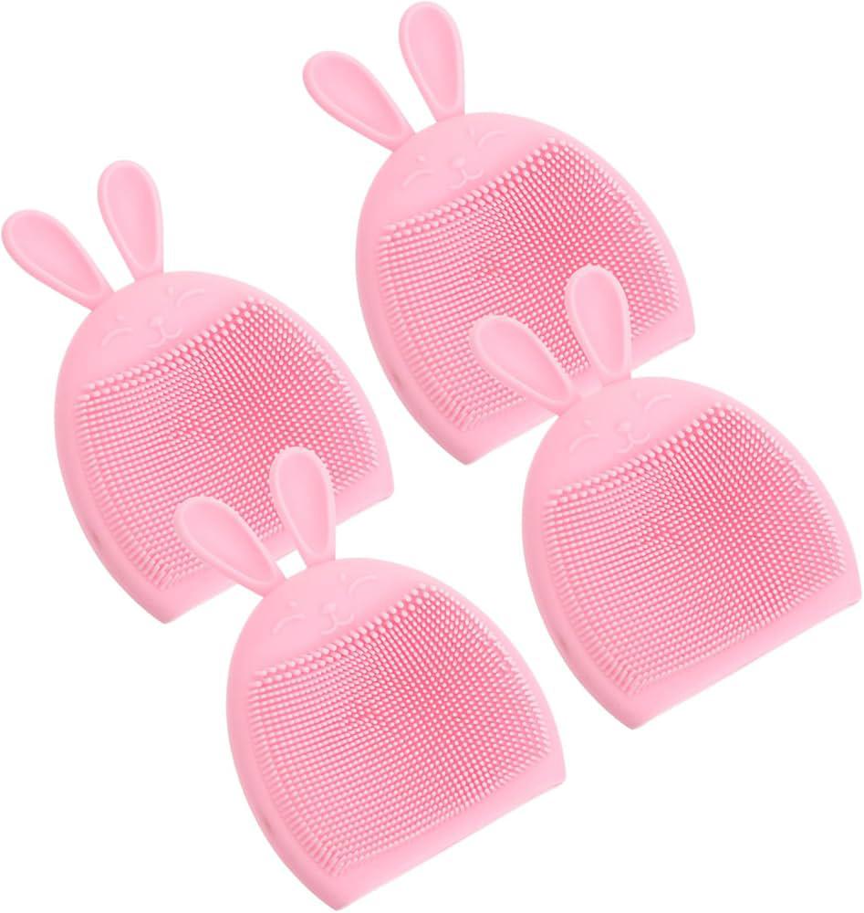 Silicone Skin Cleanser Set – Gentle Facial Cleansing with Nail File & Eyebrow Brush