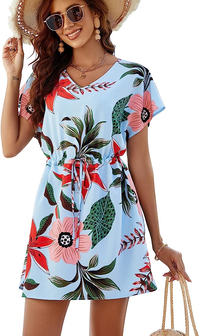 Floral Mini Holiday Summer Dress XD21